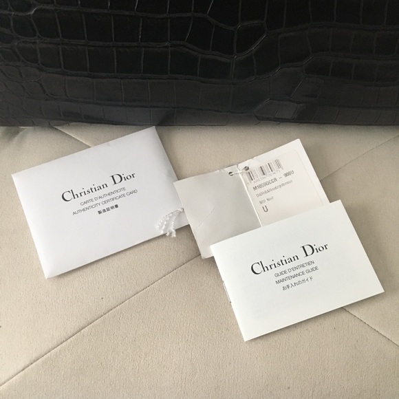 *SOLD* Crocodile Dior Bar Bag in pristine condition - Picture 5 of 8